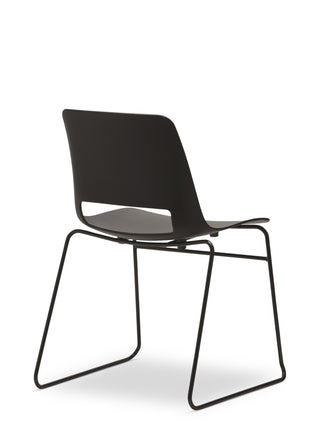 Nu Soul PP back side chair with a minimalist design on a white background