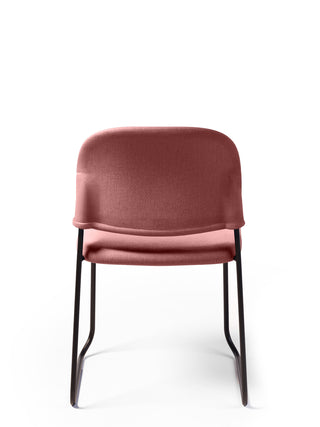 Advanta_LUMIAFU_BACK_ROSEWOOD_003 chair with black legs on a white background