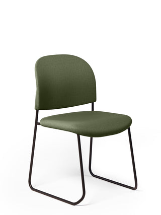 Advanta_LUMIAFU_SIDE_OLIVE_003 chair with black metal legs on a white background