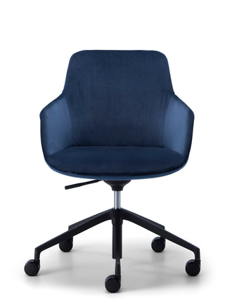 Saba 47 - Front Blue swivel chair