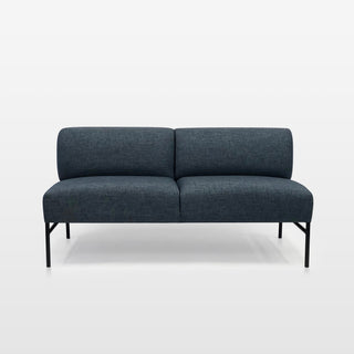 Gray sofa on a white background