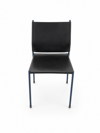 Blk Leather Chair