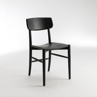 Black chair on a white background