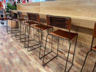 Uccio Bar Chair - Leather