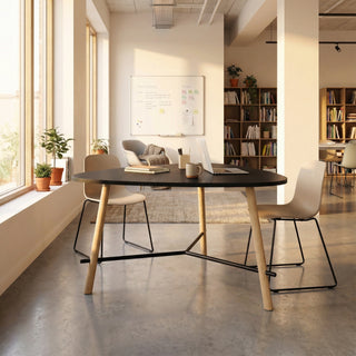 Ideo Round Table - Oak Legs