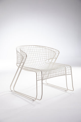 ND stacked lounge chairs on a white background