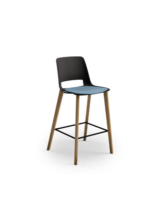 Nu Soul Stool Seat Pad - Timber Legs