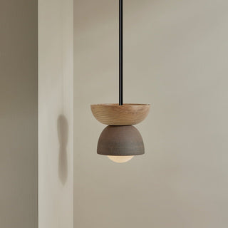 Marz Designs Terra 00 Pendant Light, Clay, Ash, Brushed Black