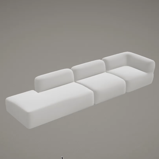 Puffalo Deluxe : 3 Seater Sofa Chaise