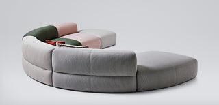 Puffalo Deluxe : Curved Ottoman