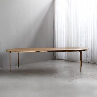 Bronze Oval Table