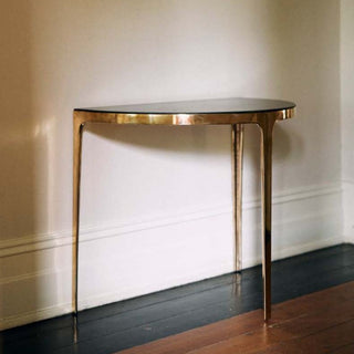Bronze Demilune Table