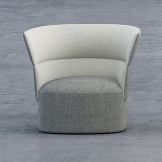 Medium back 1-seater module from the Jade seating range. Upholstered in two-tone fabric.