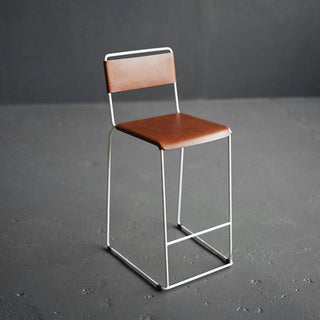 Uccio Bar Chair - Leather